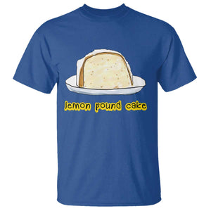 Lemon Pound Cake Funny Meme T Shirt Viral Edgy Hip Hop Humor Parody Gift for Rap Fans TS02 Royal Blue Print Your Wear