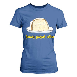 Lemon Pound Cake Funny Meme T Shirt For Women Viral Edgy Hip Hop Humor Parody Gift for Rap Fans TS02 Royal Blue Print Your Wear