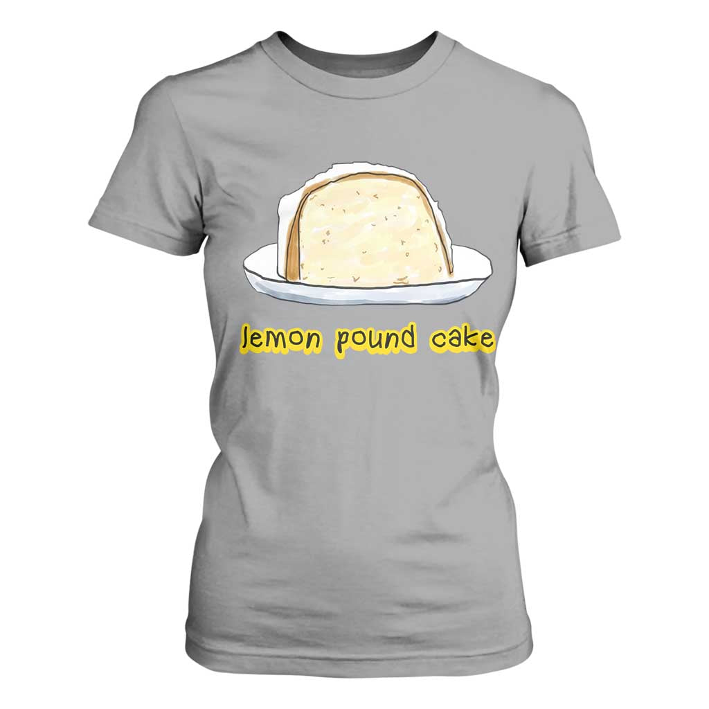 Lemon Pound Cake Funny Meme T Shirt For Women Viral Edgy Hip Hop Humor Parody Gift for Rap Fans TS02 Sport Gray Print Your Wear