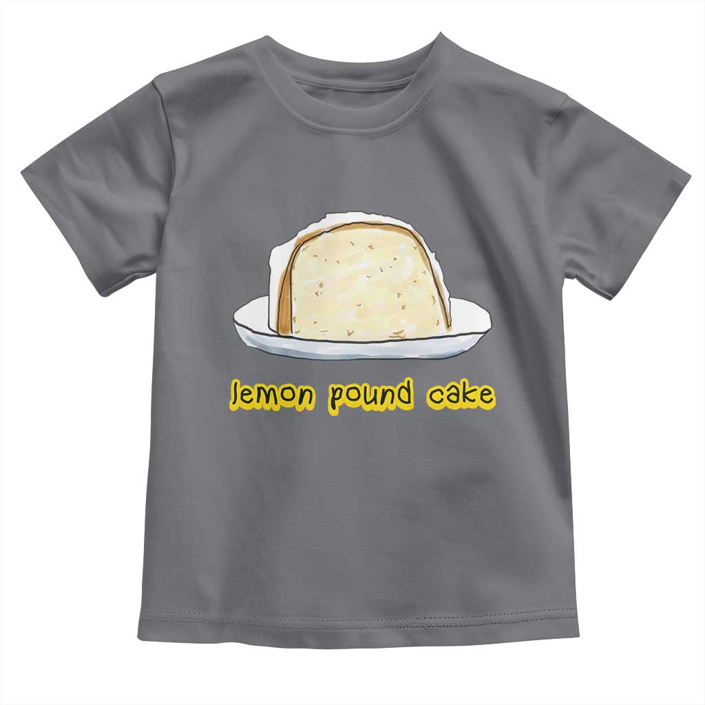 Lemon Pound Cake Funny Meme Toddler T Shirt Viral Edgy Hip Hop Humor Parody Gift for Rap Fans TS02 Charcoal Print Your Wear
