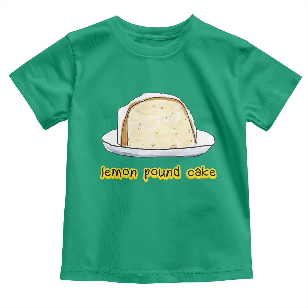 Lemon Pound Cake Funny Meme Toddler T Shirt Viral Edgy Hip Hop Humor Parody Gift for Rap Fans TS02 Irish Green Print Your Wear