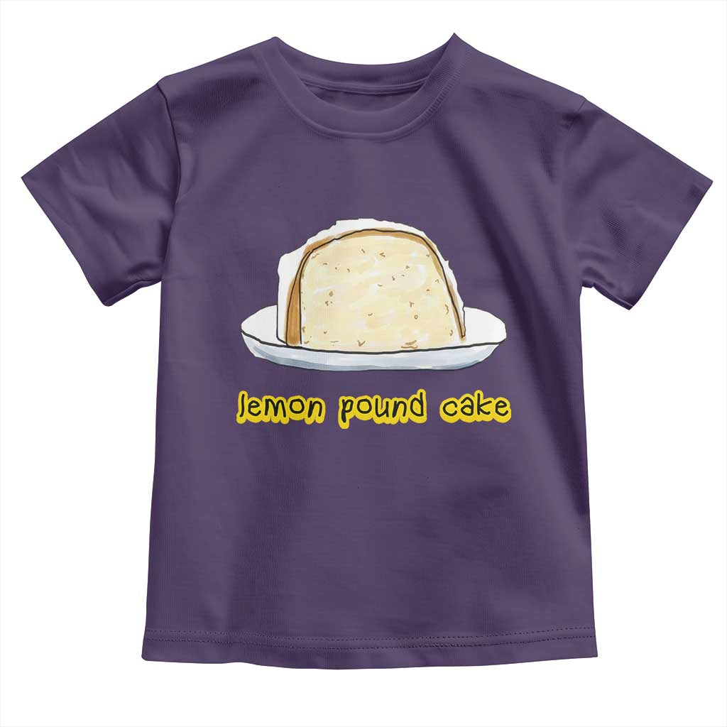 Lemon Pound Cake Funny Meme Toddler T Shirt Viral Edgy Hip Hop Humor Parody Gift for Rap Fans TS02 Purple Print Your Wear