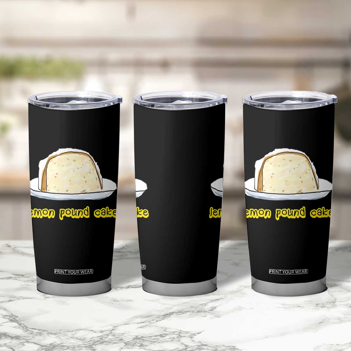 Lemon Pound Cake Funny Meme Tumbler Cup Viral Edgy Hip Hop Humor Parody Gift for Rap Fans TS02 Print Your Wear