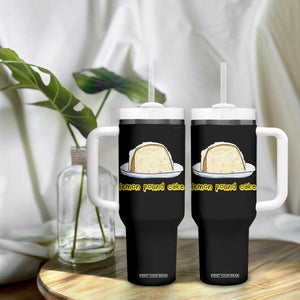 Lemon Pound Cake Funny Meme Tumbler With Handle Viral Edgy Hip Hop Humor Parody Gift for Rap Fans TS02 Print Your Wear