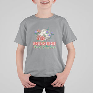 Mental Health Matters T Shirt For Kid End The Stigma Mental Health Matters Mental Awareness TS02 Sport Gray Printyourwear