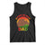 Dope Black Dad Tank Top Fist Bump Retro Vintage Father's Day Gift TS02 Black Print Your Wear
