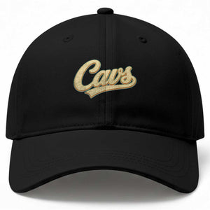 Vintage Cavs Name Script Baseball Cap for Sports Fan