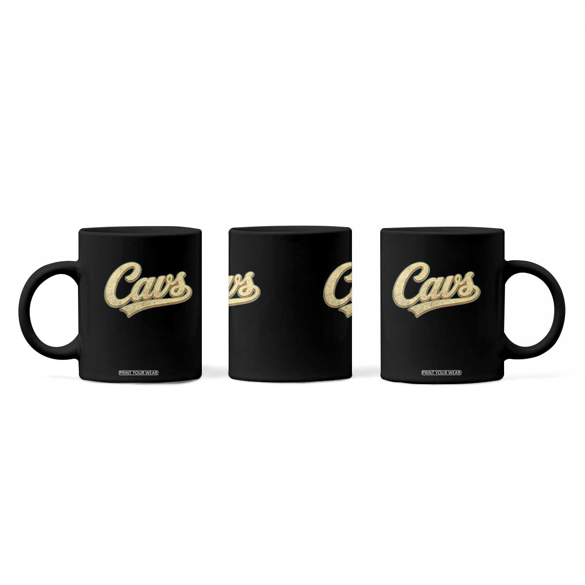Vintage Cavs Name Script Coffee Mug for Sports Fan TS02 Print Your Wear