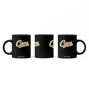 Vintage Cavs Name Script Coffee Mug for Sports Fan TS02 Print Your Wear