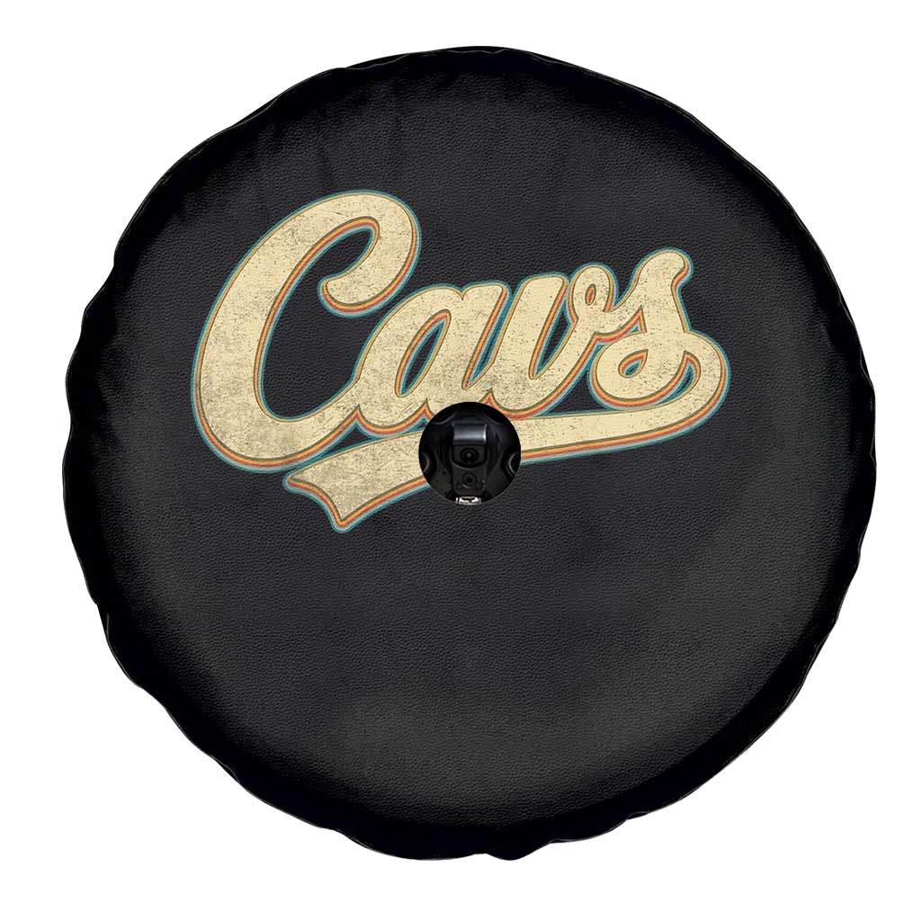 Vintage Cavs Name Script Spare Tire Cover for Sports Fan TS02 Print Your Wear