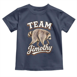 Team Jimothy Funny Viral Seattle Raccoon Legend Toddler T Shirt Trash Panda Meme Vintage Sports Style Graphic TS02 Navy Print Your Wear