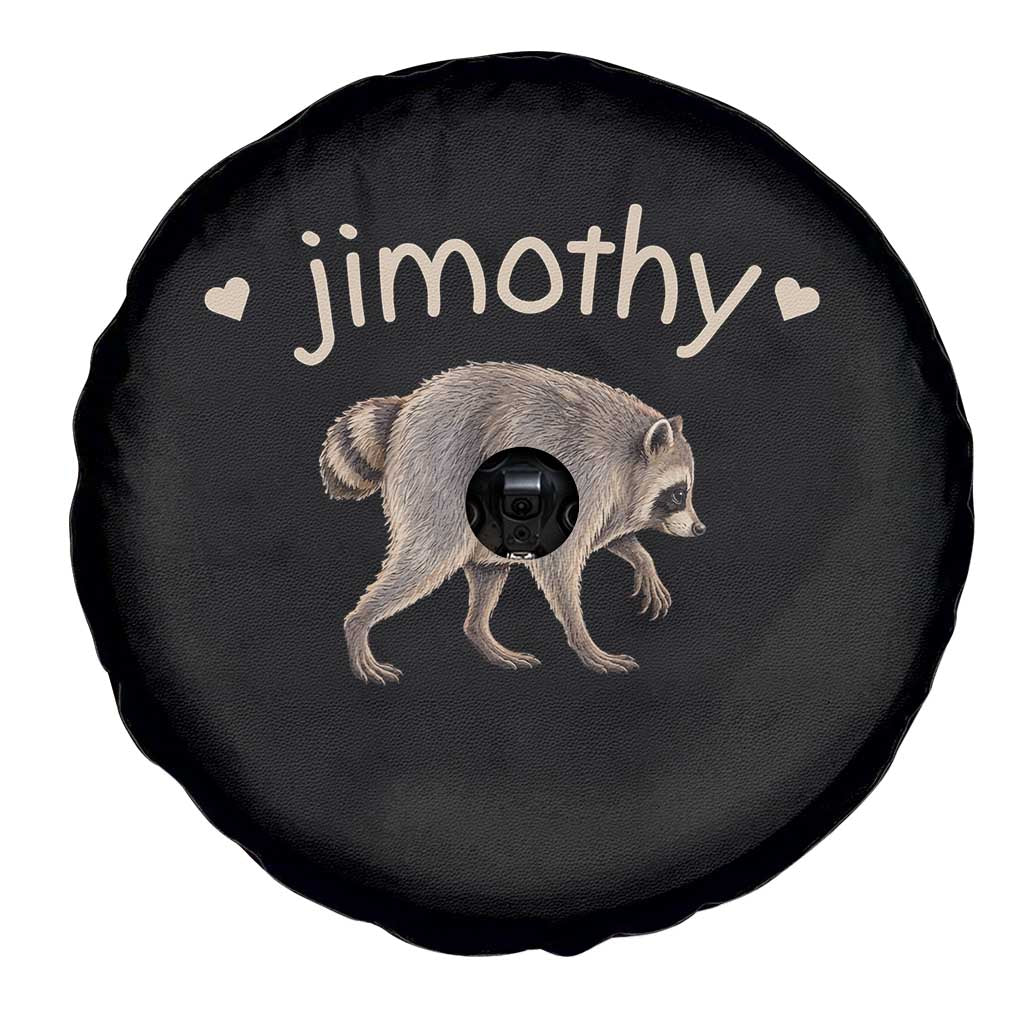 Cute Jimothy the Raccoon Heart Graphic Spare Tire Cover Viral Seattle Trash Panda Meme TS02 Print Your Wear