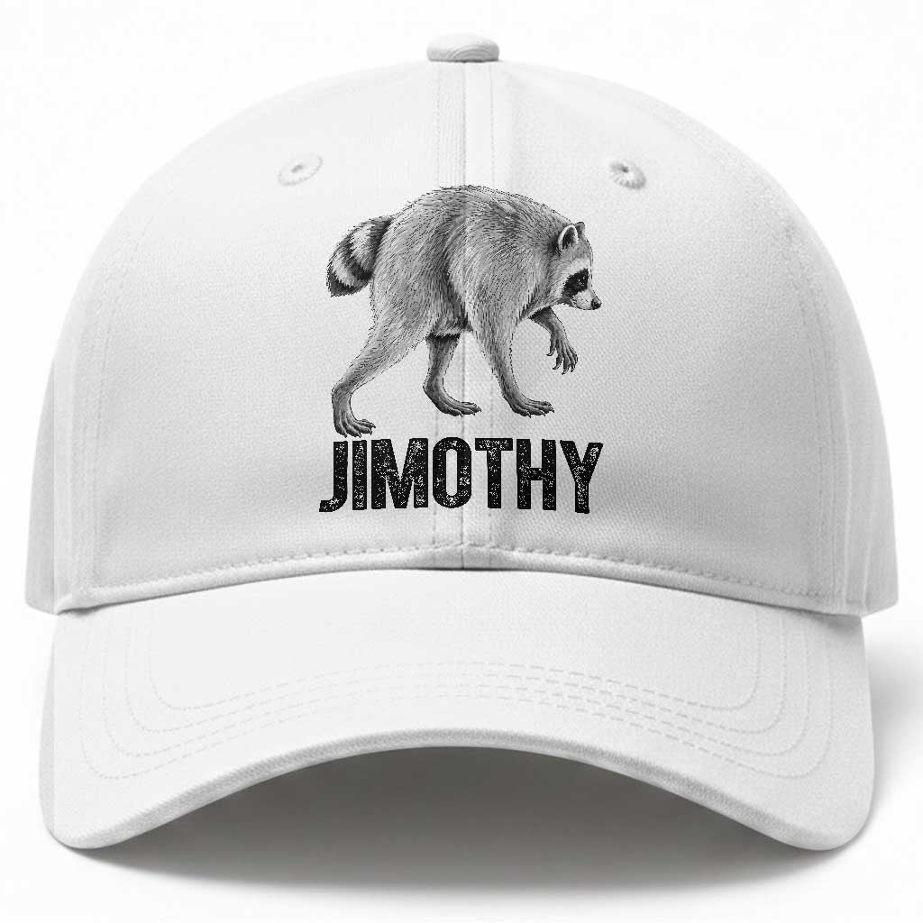 Viral Seattle Jimothy the Raccoon Baseball Cap Vintage Trash Panda Meme Graphic TS02 Print Your Wear