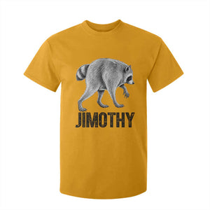 Viral Seattle Jimothy the Raccoon T Shirt For Kid Vintage Trash Panda Meme Graphic TS02 Gold Print Your Wear