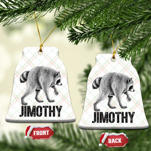 Viral Seattle Jimothy the Raccoon Ceramic Ornament Vintage Trash Panda Meme Graphic
