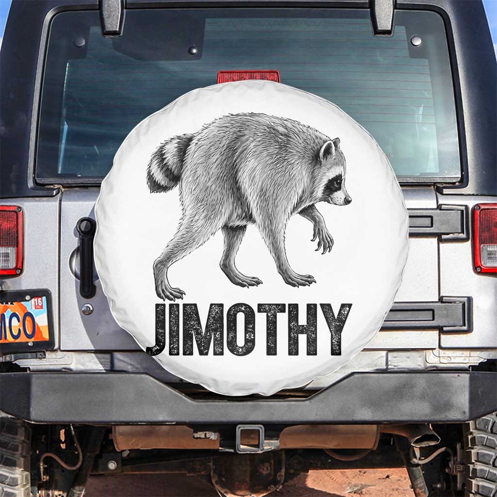 Viral Seattle Jimothy the Raccoon Spare Tire Cover Vintage Trash Panda Meme Graphic