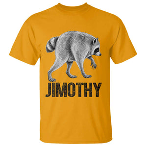 Viral Seattle Jimothy the Raccoon T Shirt Vintage Trash Panda Meme Graphic TS02 Gold Print Your Wear