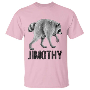 Viral Seattle Jimothy the Raccoon T Shirt Vintage Trash Panda Meme Graphic TS02 Light Pink Print Your Wear