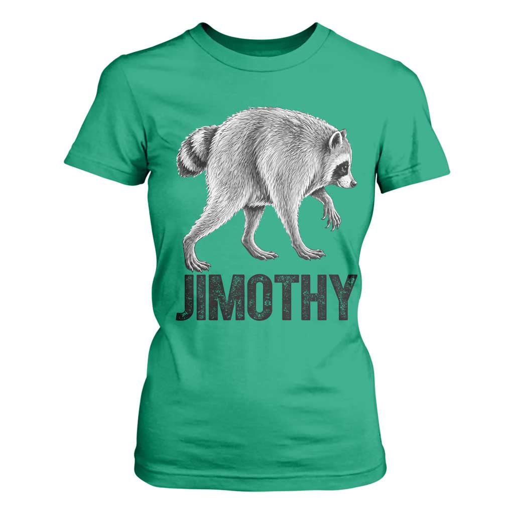 Viral Seattle Jimothy the Raccoon T Shirt For Women Vintage Trash Panda Meme Graphic TS02 Irish Green Print Your Wear
