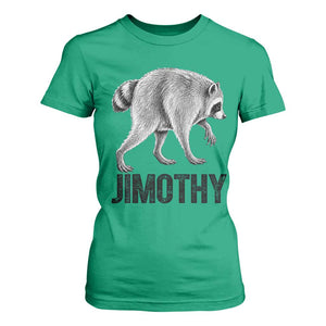 Viral Seattle Jimothy the Raccoon T Shirt For Women Vintage Trash Panda Meme Graphic TS02 Irish Green Print Your Wear
