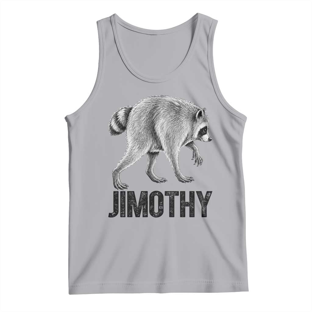 Viral Seattle Jimothy the Raccoon Tank Top Vintage Trash Panda Meme Graphic