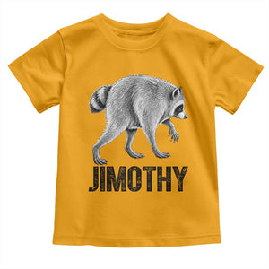 Viral Seattle Jimothy the Raccoon Toddler T Shirt Vintage Trash Panda Meme Graphic TS02 Gold Print Your Wear