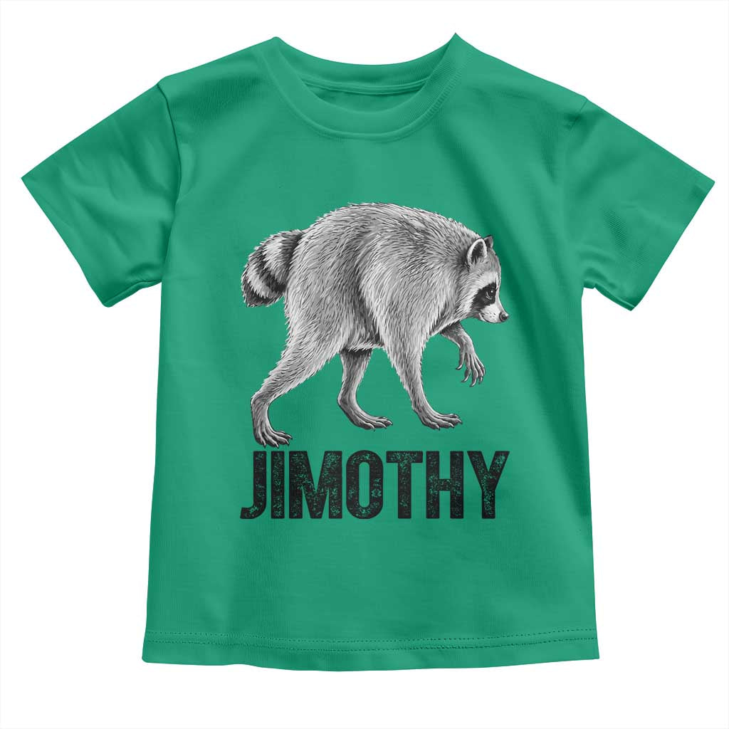 Viral Seattle Jimothy the Raccoon Toddler T Shirt Vintage Trash Panda Meme Graphic TS02 Irish Green Print Your Wear