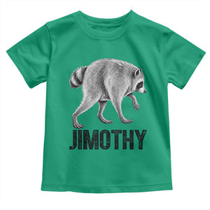 Viral Seattle Jimothy the Raccoon Toddler T Shirt Vintage Trash Panda Meme Graphic TS02 Irish Green Print Your Wear