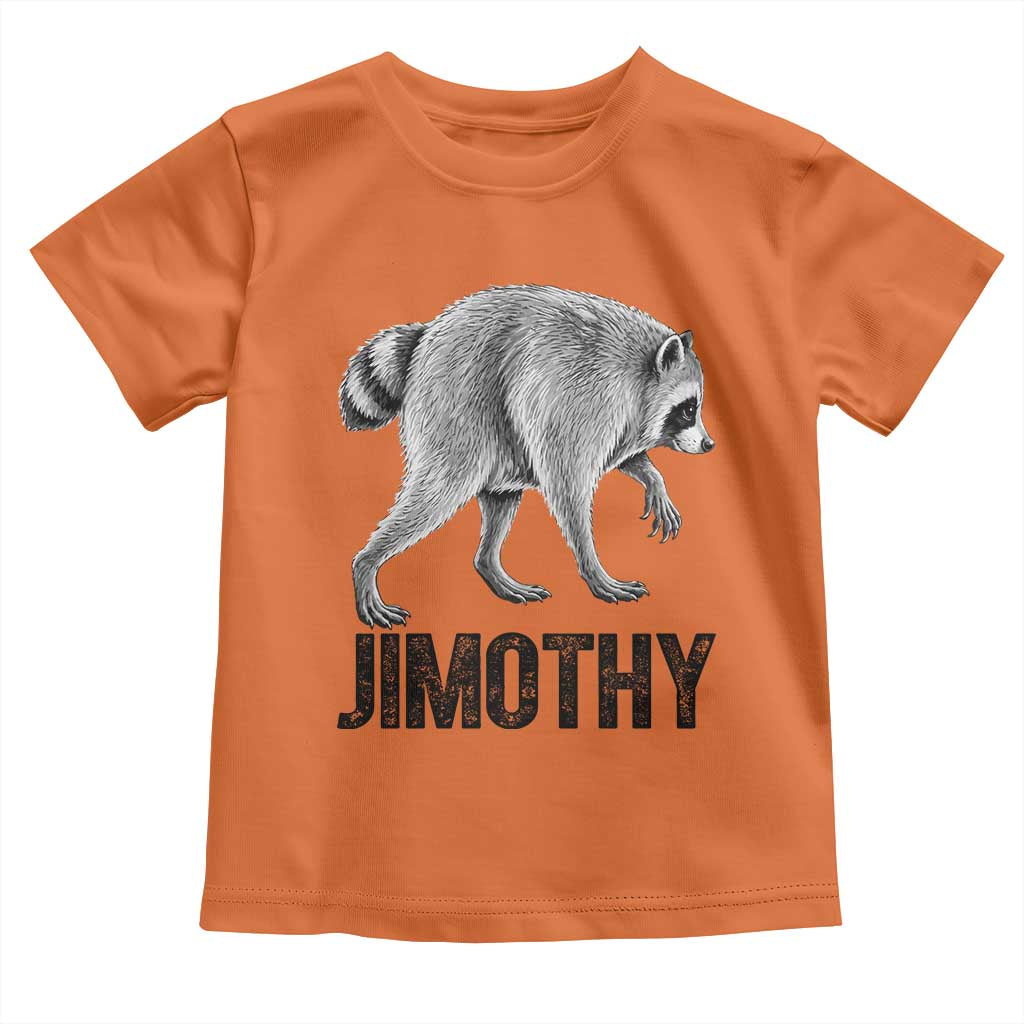 Viral Seattle Jimothy the Raccoon Toddler T Shirt Vintage Trash Panda Meme Graphic TS02 Orange Print Your Wear