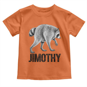 Viral Seattle Jimothy the Raccoon Toddler T Shirt Vintage Trash Panda Meme Graphic TS02 Orange Print Your Wear