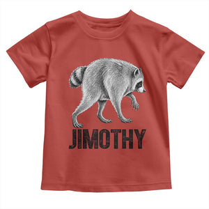 Viral Seattle Jimothy the Raccoon Toddler T Shirt Vintage Trash Panda Meme Graphic TS02 Red Print Your Wear