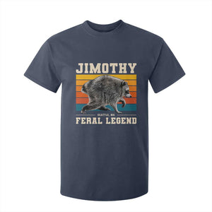 Jimothy from Seattle WA Feral Legend Raccoon T Shirt For Kid Viral Trash Panda Retro Sunset Strip Graphic TS02 Navy Print Your Wear