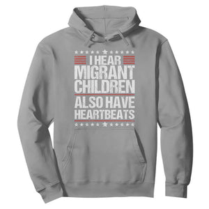 I Hear Migrant Children Also Have Heartbeats Hoodie Vintage Stars Human Rights Social Justice