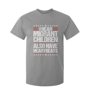 I Hear Migrant Children Also Have Heartbeats T Shirt For Kid Vintage Stars Human Rights Social Justice