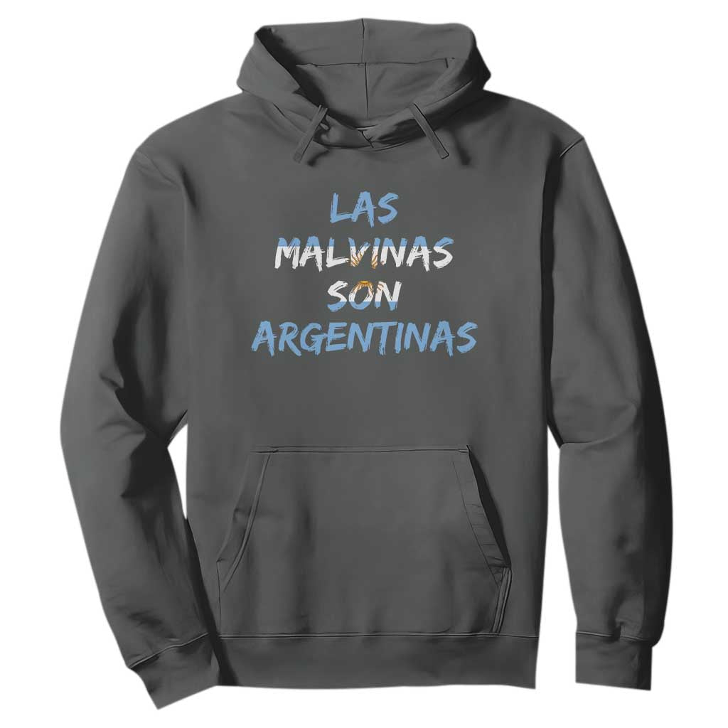 Patriotic Las Malvinas Son Argentinas Flag Hoodie Argentine Heritage Sun of May Argentina Sovereignty