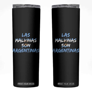 Patriotic Las Malvinas Son Argentinas Flag Skinny Tumbler Argentine Heritage Sun of May Argentina Sovereignty