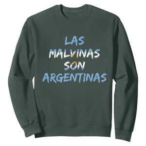 Patriotic Las Malvinas Son Argentinas Flag Sweatshirt Argentine Heritage Sun of May Argentina Sovereignty