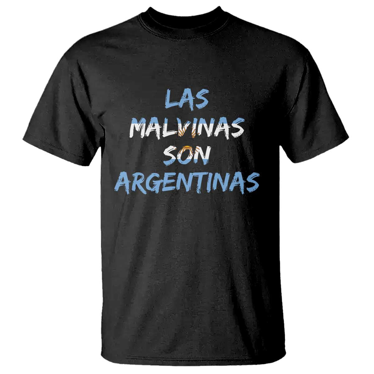 Patriotic Las Malvinas Son Argentinas Flag T Shirt Argentine Heritage Sun of May Argentina Sovereignty