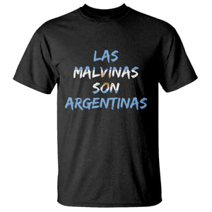 Patriotic Las Malvinas Son Argentinas Flag T Shirt Argentine Heritage Sun of May Argentina Sovereignty