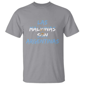 Patriotic Las Malvinas Son Argentinas Flag T Shirt Argentine Heritage Sun of May Argentina Sovereignty