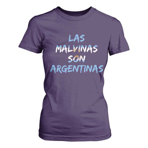 Patriotic Las Malvinas Son Argentinas Flag T Shirt For Women Argentine Heritage Sun of May Argentina Sovereignty