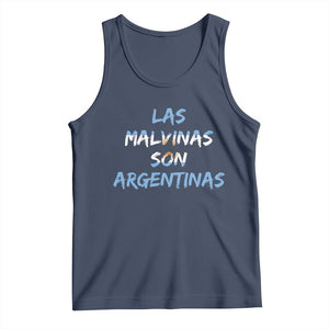 Patriotic Las Malvinas Son Argentinas Flag Tank Top Argentine Heritage Sun of May Argentina Sovereignty