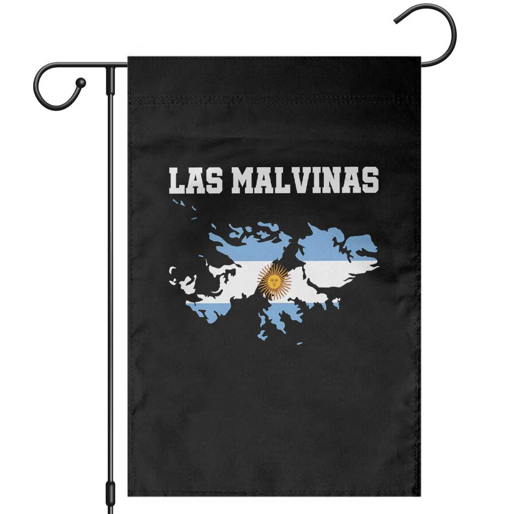 Las Malvinas Island Map Flag Graphic Garden Flag Patriotic Sovereignty Argentine Heritage Sun of May Pride TS02 Black Print Your Wear
