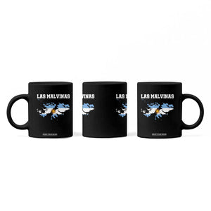 Las Malvinas Island Map Flag Graphic Coffee Mug Patriotic Sovereignty Argentine Heritage Sun of May Pride