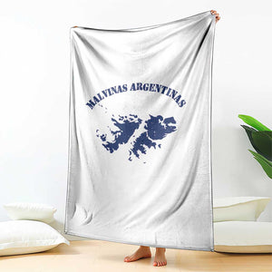 Retro Malvinas Argentinas Distressed Map Graphic Throw Blanket Argentine Island Sovereignty Heritage Pride