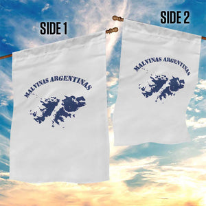 Retro Malvinas Argentinas Distressed Map Graphic Garden Flag Argentine Island Sovereignty Heritage Pride