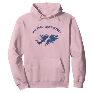 Retro Malvinas Argentinas Distressed Map Graphic Hoodie Argentine Island Sovereignty Heritage Pride