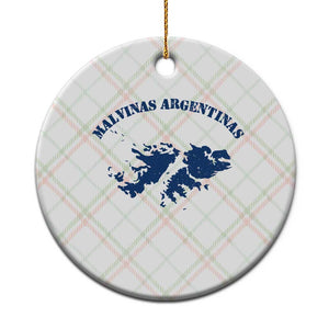 Retro Malvinas Argentinas Distressed Map Graphic Ceramic Ornament Argentine Island Sovereignty Heritage Pride