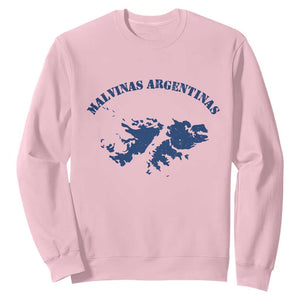 Retro Malvinas Argentinas Distressed Map Graphic Sweatshirt Argentine Island Sovereignty Heritage Pride