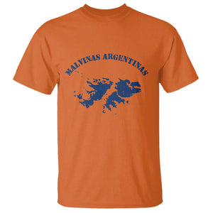 Retro Malvinas Argentinas Distressed Map Graphic T Shirt Argentine Island Sovereignty Heritage Pride